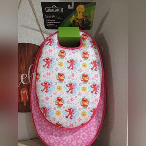 Sesame Street Pink Baby Bib